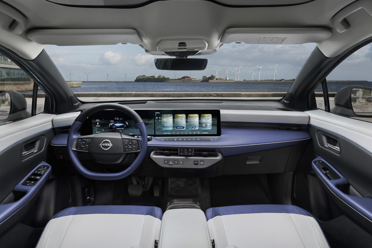 Nissan Leaf wnętrze