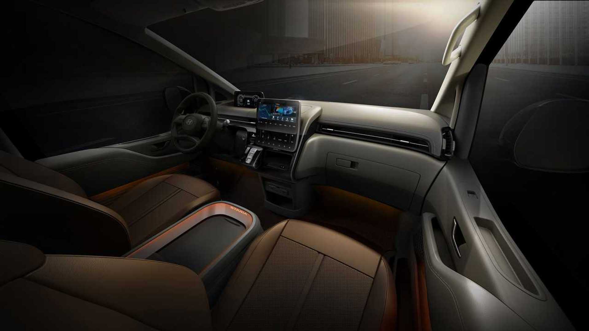 Hyundai Staria wnętrze