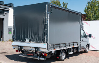 Renault Master L3 Zabudowa 10EP + Tył Spanie + Winda 2.0 170KM Plandeka